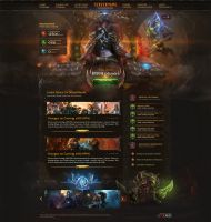 World of Warcraft Web Template