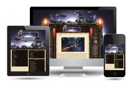 Lost Worlds HTML Template