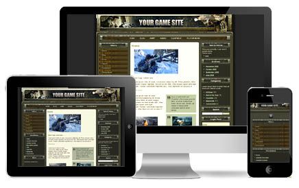 Camo Game Wordpress Theme