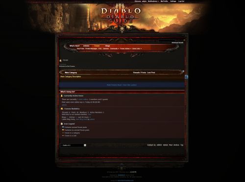 Diablo vBulletin Skin