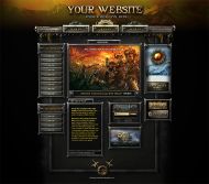 Hammerfall Game Site Interface