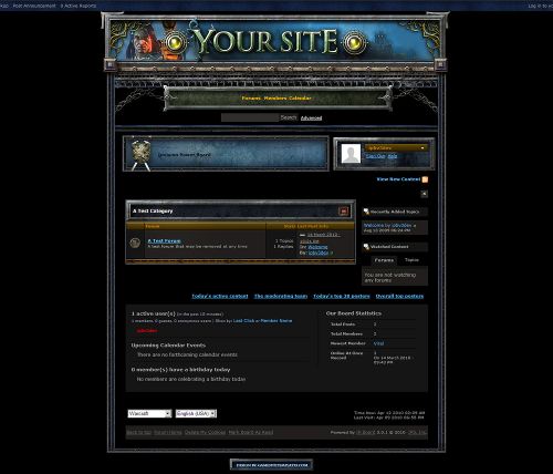 Warcraft Forum Skin V3