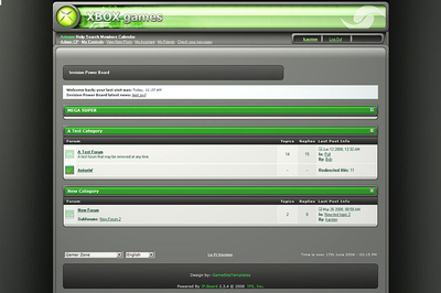 GameZone Xbox forum skin