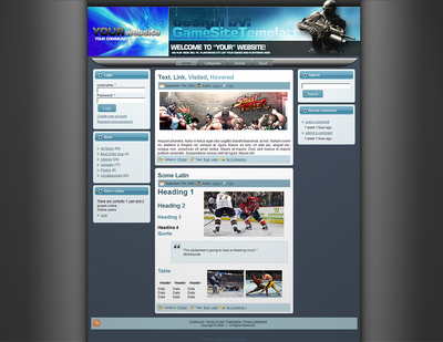 Free Drupal GameTheme