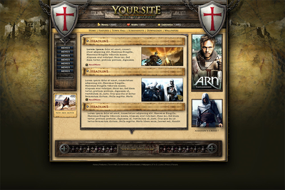 Templar Knights Template