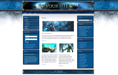 Bright Fantasy Joomla Template