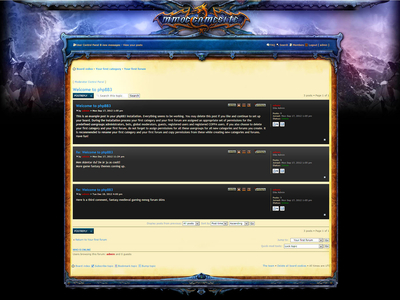 MMOG phpBB Forum Skin