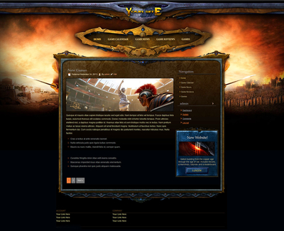 Roman Empire Wordpress Theme