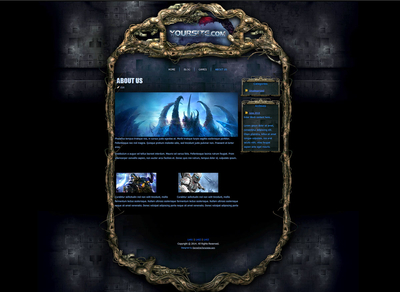 Zerg Alien Joomla Template