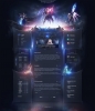 Warriors Fantasy Game Web Template 