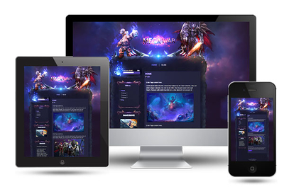 Mega War HTML Template