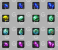 Basic Gems Game Icons