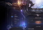 Heroes Online Game HTML Template