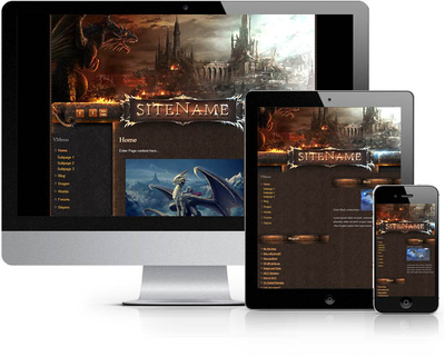 Dark Dragon Joomla Template