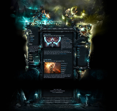 Fantasy Emerlad Joomla Template
