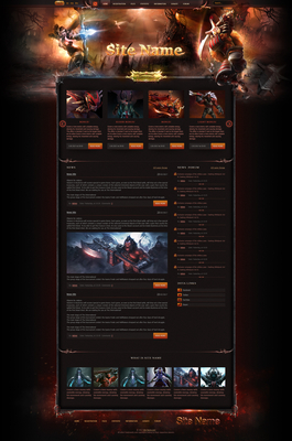 Dota2 Web Template