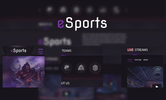 eSport PSD Template