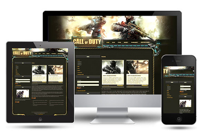 COD Gaming Joomla Template