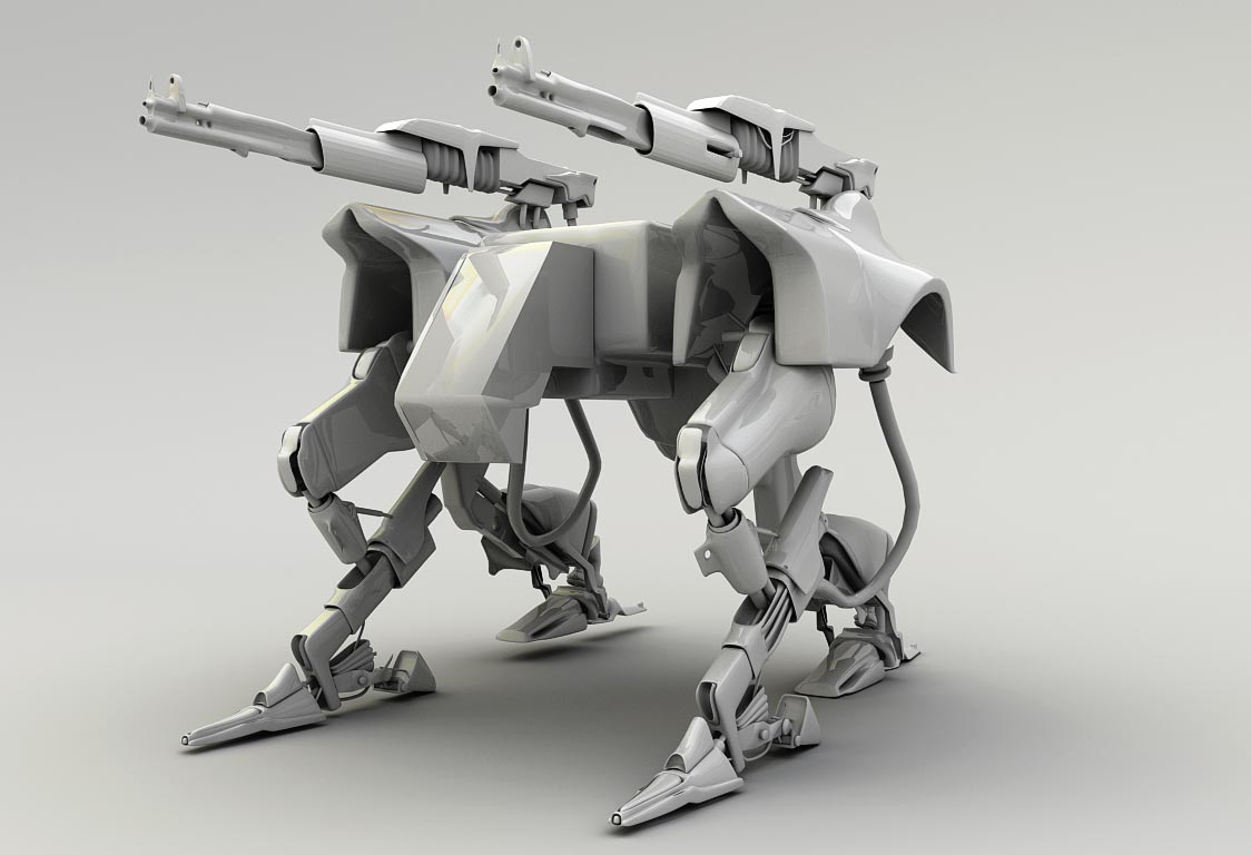 4 Walker 3d Robot